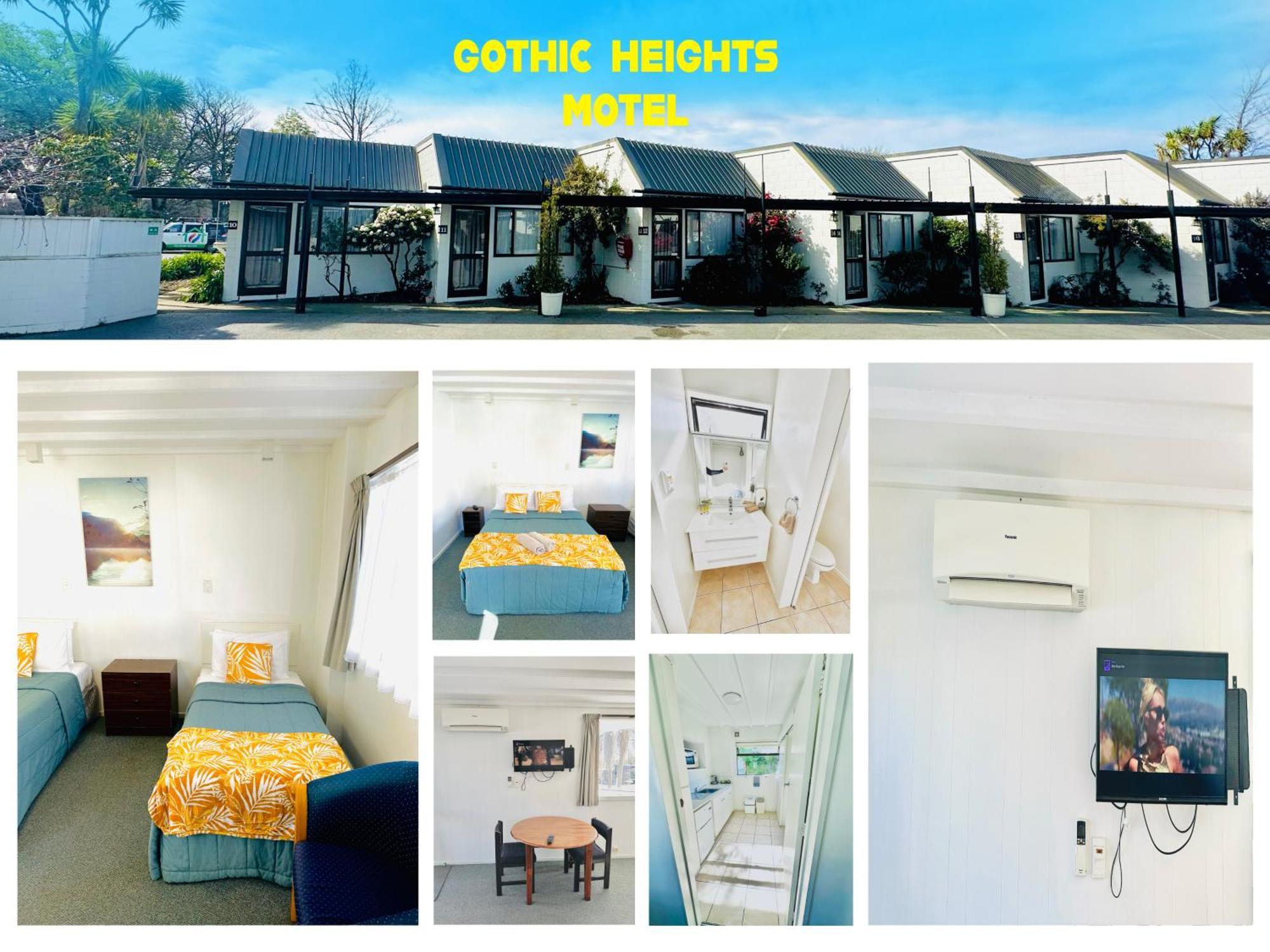Gothic Heights Motel Christchurch Buitenkant foto